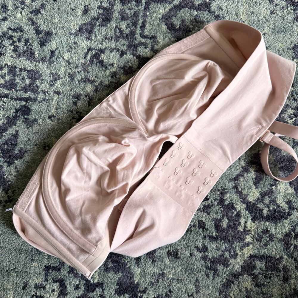 Aerie SMOOTHEZ Wired Bra-Ish Bralette Pale Nude Colored Size 40C - Picture 4 of 10